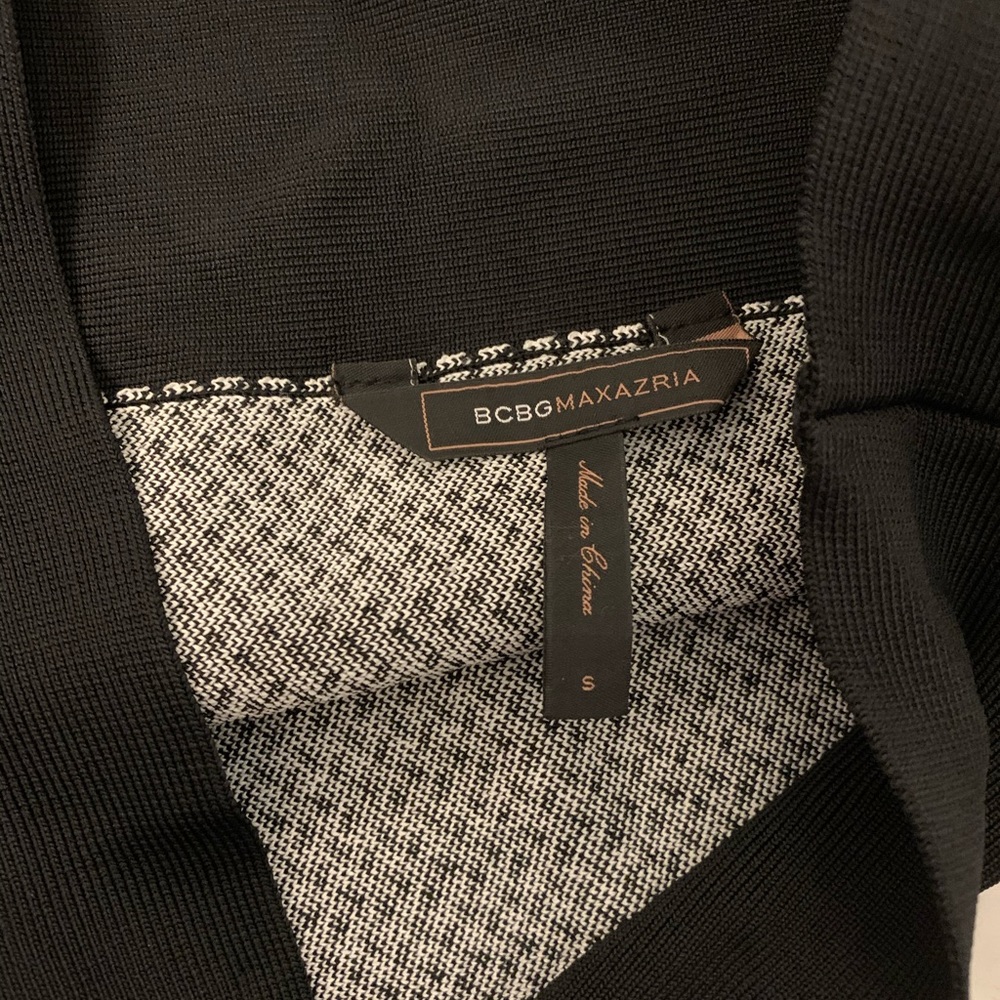 BCBG Black and White Bodycon Skirt - Picture 2 of 2